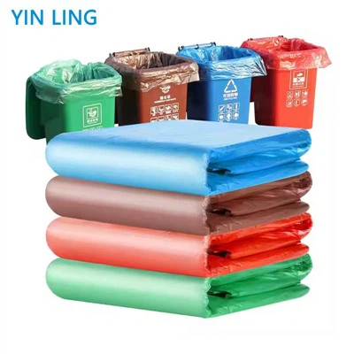 Sacos de lixo coloridos